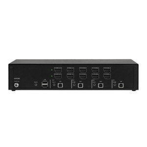 Black Box KVS4-2004HV Secure KVM Switch, 4-Port, Dual Monitor HDMI/DisplayPort